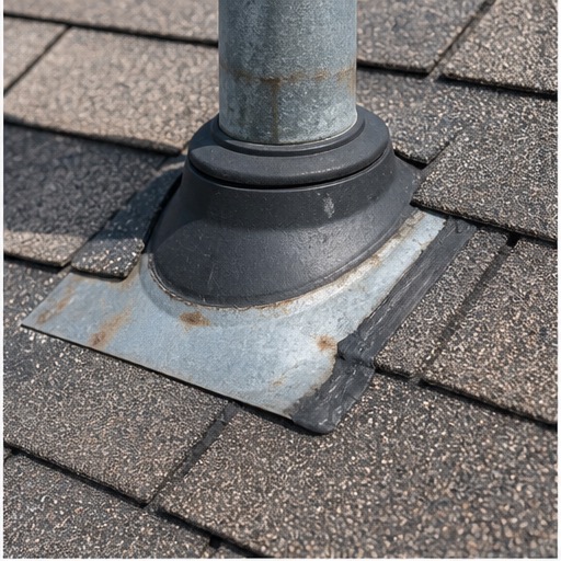 Roof inspection on a residential home